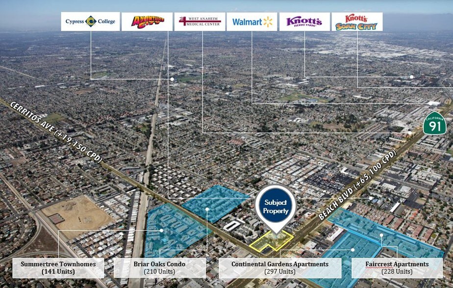 More Photos Of 10401 Beach Blvd, Stanton Freestanding For Lease