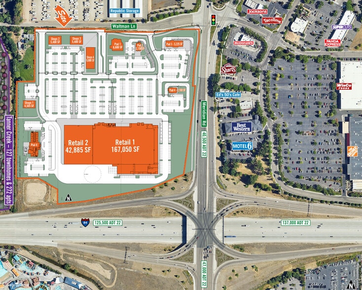 More Photos Of I-84 & Meridian Rd, Meridian Unknown For Lease