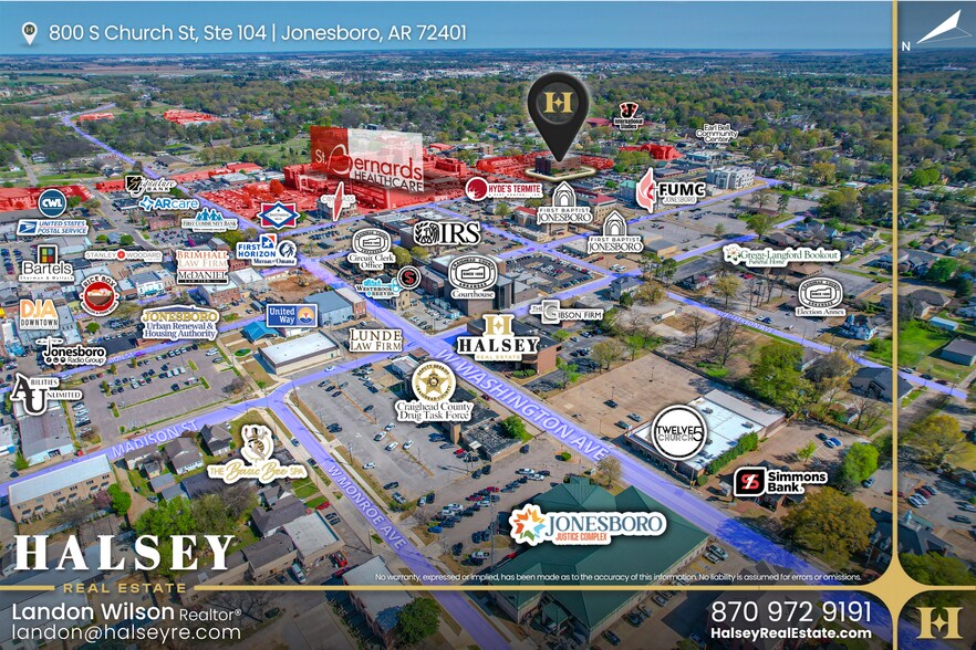 More Photos Of 800 S Church St, Jonesboro Medical For Sale