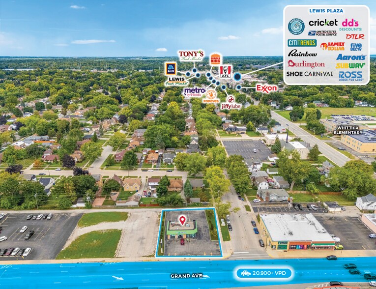 More Photos Of 2000 W Grand Ave, Waukegan Freestanding For Sale