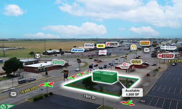 More Photos Of 1902 Avenue F NW, Childress Storefront For Lease