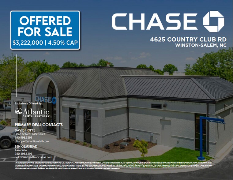 More Photos Of 4625 Country Club Rd, Winston-Salem Bank For Sale