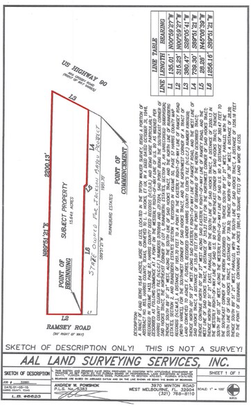 More Photos Of 16018 Ramsey Rd, Crosby Land For Sale