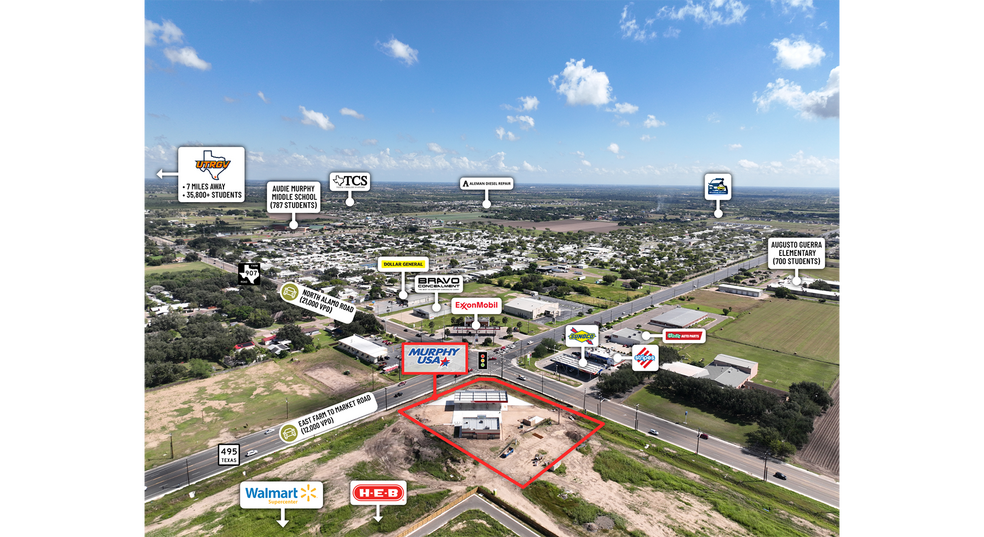 More Photos Of Farm to Market 495 & Alamo Road, Alamo Convenience Store For Sale