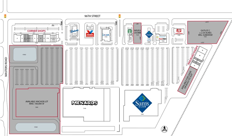 More Photos Of 7355 E 96th St, Indianapolis Land For Lease