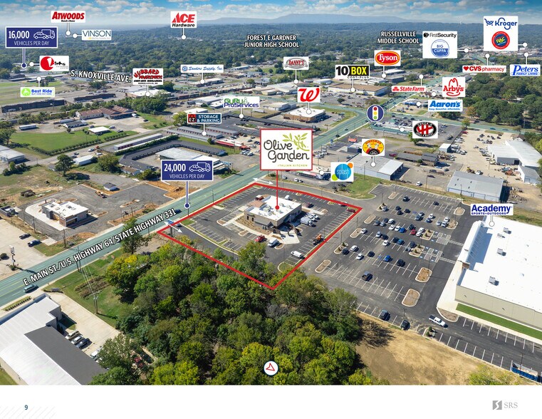 More Photos Of 1401 E Main St, Russellville Restaurant For Sale