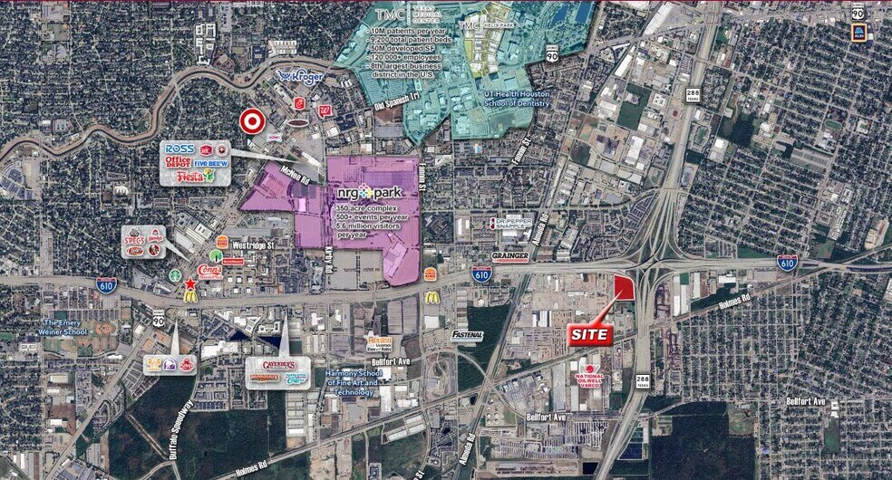 More Photos Of 301 South Loop West at Highway 288, Houston Land For Sale