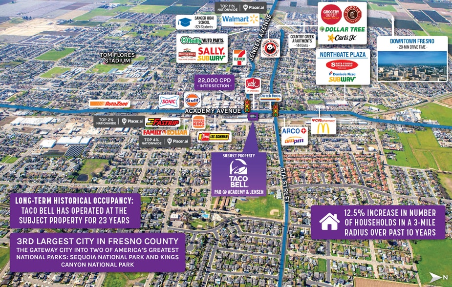 More Photos Of 524 Academy Ave, Sanger Fast Food For Sale