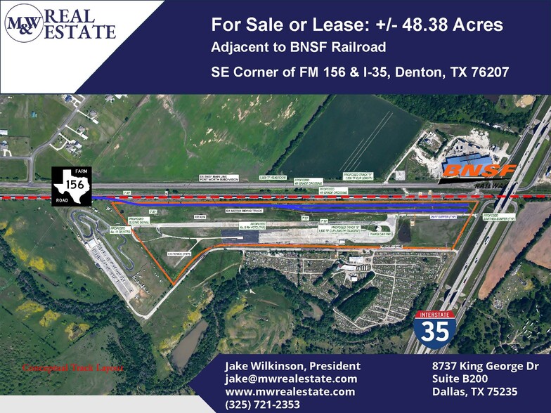 Primary Photo Of SE Corner of FM 156 @ I-35, Denton Land For Lease