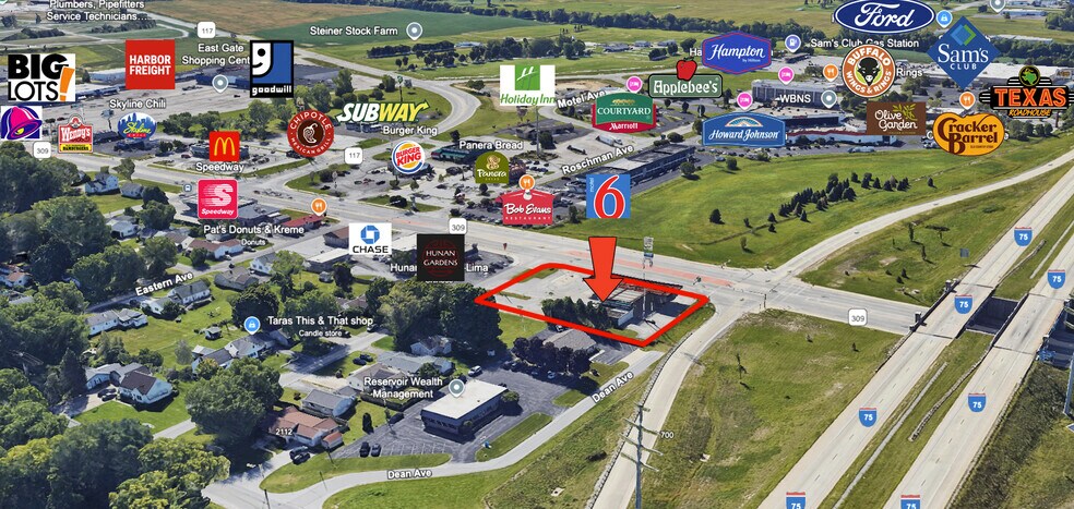 Primary Photo Of 1703 Harding Hwy, Lima Service Station For Lease