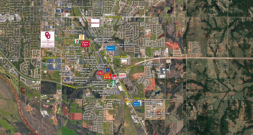 Primary Photo Of 3622 Classen Blvd, Norman Land For Sale