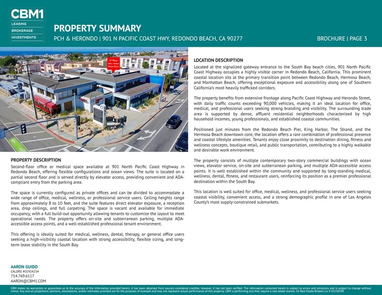 More Photos Of 901 N Pacific Coast Hwy, Redondo Beach Medical For Lease