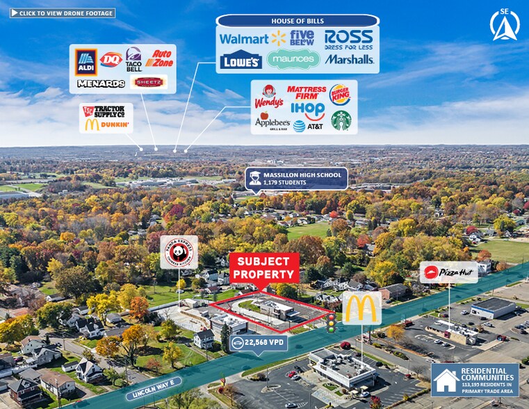 More Photos Of 2419 Lincoln Way E, Massillon Fast Food For Sale