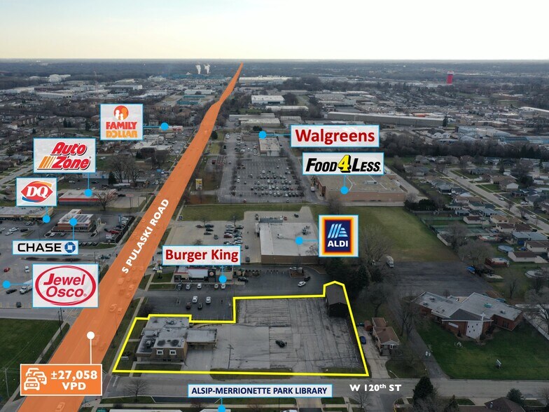 More Photos Of 12004 S Pulaski Rd, Alsip General Retail For Sale