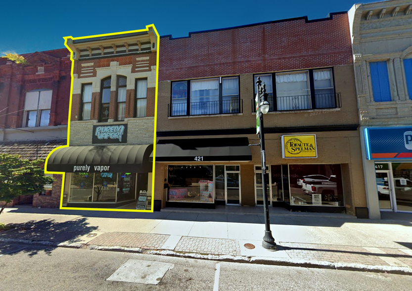 Primary Photo Of 423 Main St, Vincennes Storefront Retail Residential For Sale