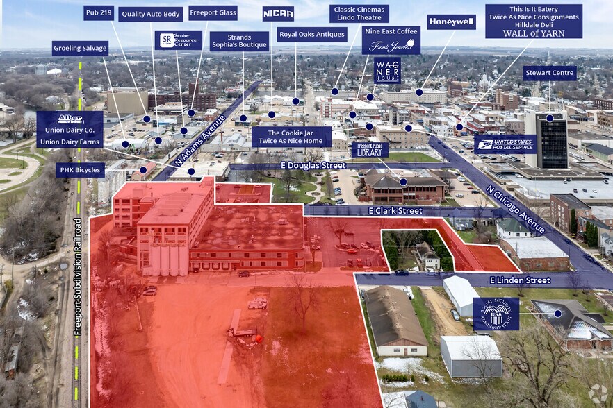 More Photos Of 120 E Clark St, Freeport Warehouse For Sale