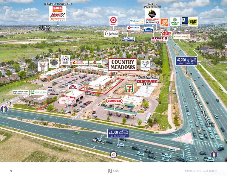 More Photos Of 19585 Hess Rd, Parker Storefront For Lease