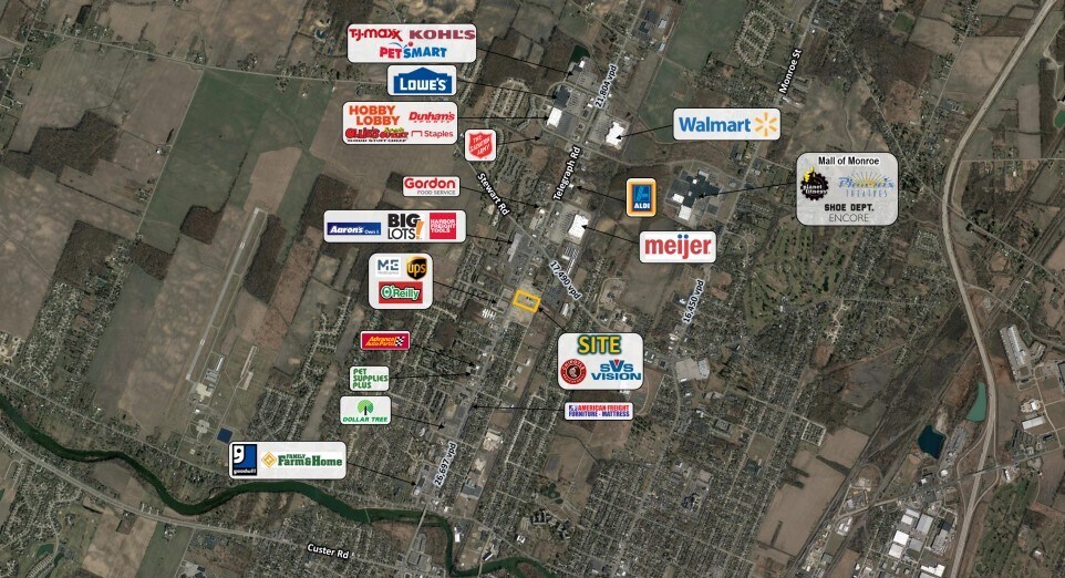 Primary Photo Of 1310 N Telegraph Rd, Monroe Freestanding For Lease