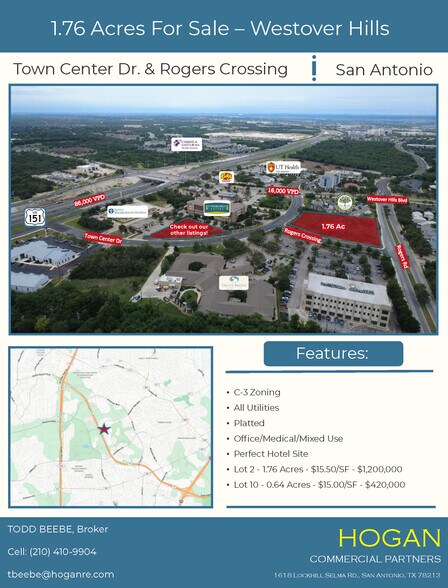 Primary Photo Of 10100 Rogers Crossing, San Antonio Land For Sale