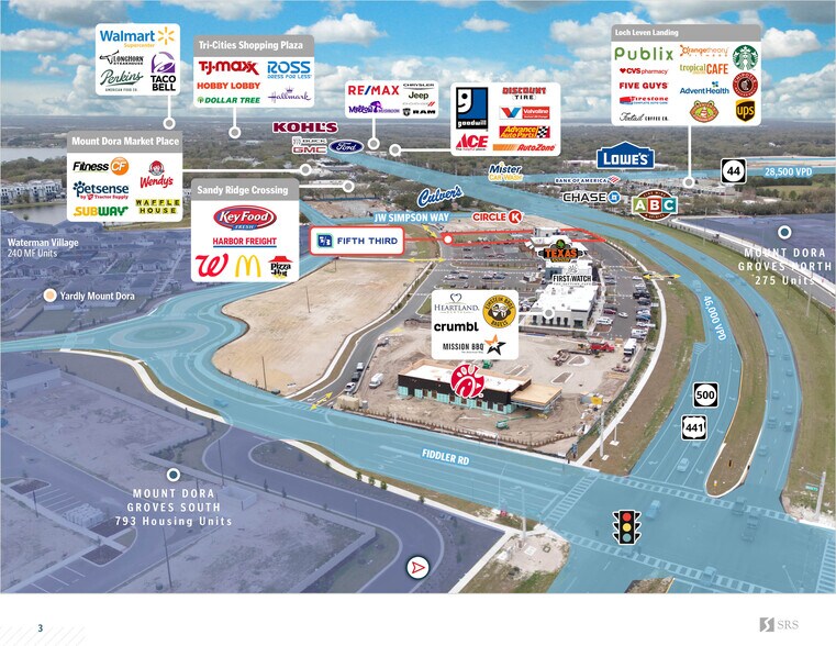 More Photos Of SEC US 441 and JW Simpson way, Mount Dora Bank For Sale