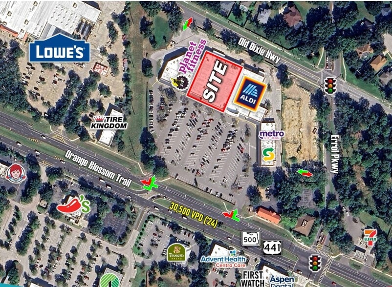 Primary Photo Of 1501-1577 W Orange Blossom Trl, Apopka Freestanding For Lease