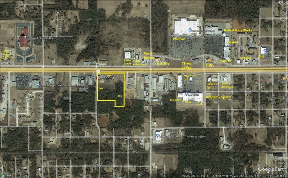 Primary Photo Of 1341 W Shawnee St, Muskogee Land For Sale