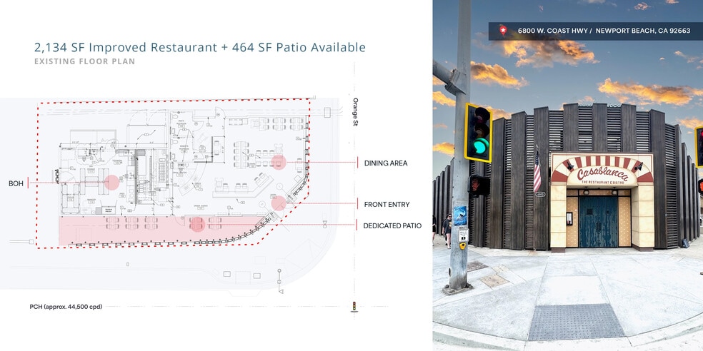 More Photos Of 6800 W Coast Hwy, Newport Beach Restaurant For Lease