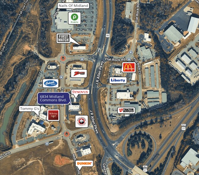 More Photos Of 6834 Midland Commons Blvd, Midland Storefront Retail Office For Lease
