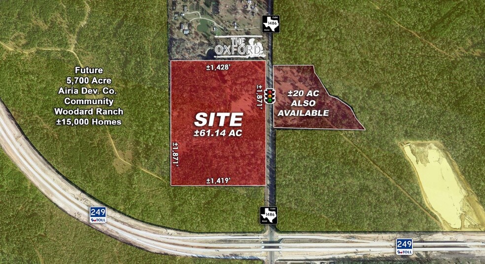 Primary Photo Of FM 1486 @ Aggie Expy, Montgomery Land For Sale