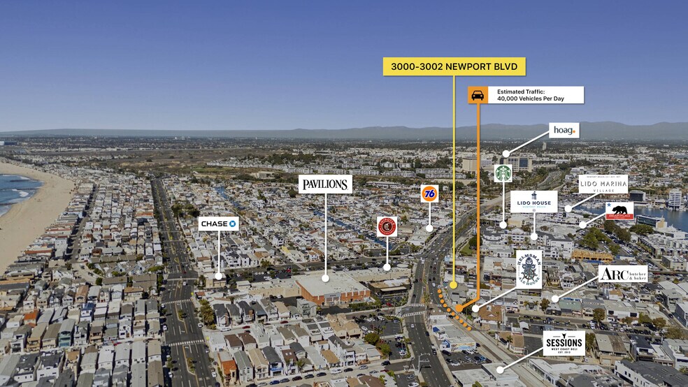 Primary Photo Of 3000-3002 Newport Blvd, Newport Beach General Retail For Sale