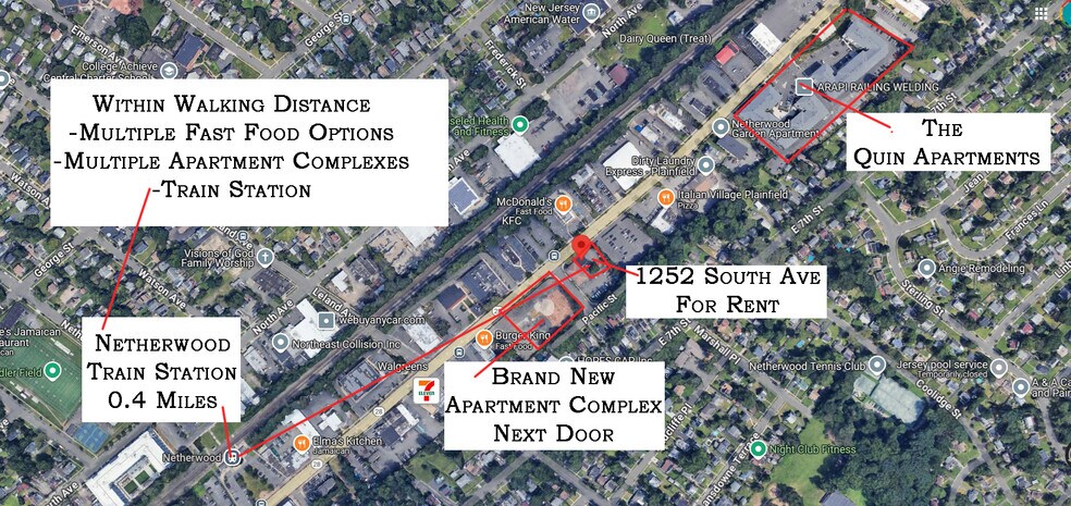 More Photos Of 1252 South Ave, Plainfield Freestanding For Lease