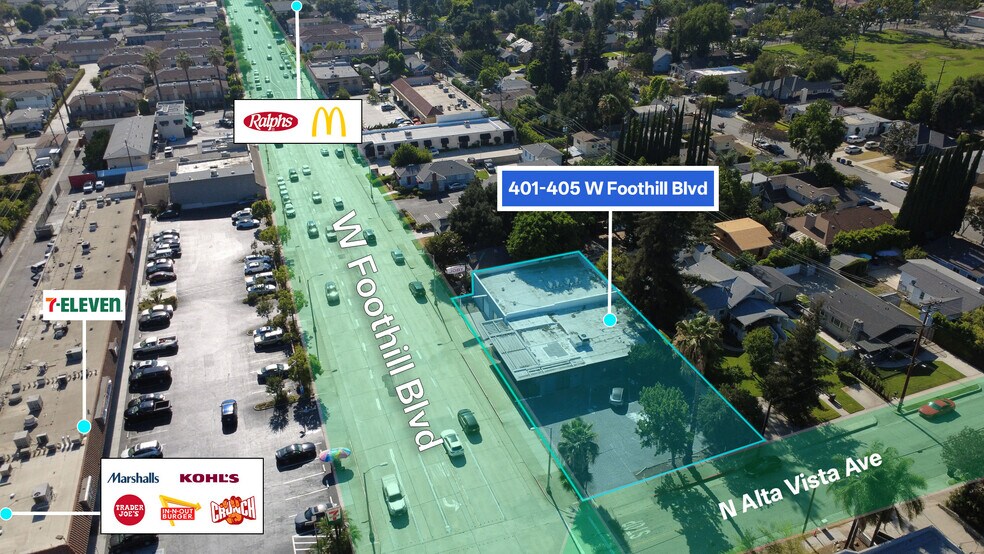 More Photos Of 401-405 W Foothill Blvd, Monrovia Freestanding For Sale