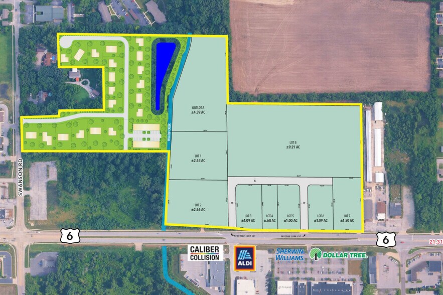 Primary Photo Of 5740 US-6, Portage Land For Sale