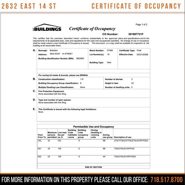 More Photos Of 2632 E 14th St, Brooklyn Medical For Sale