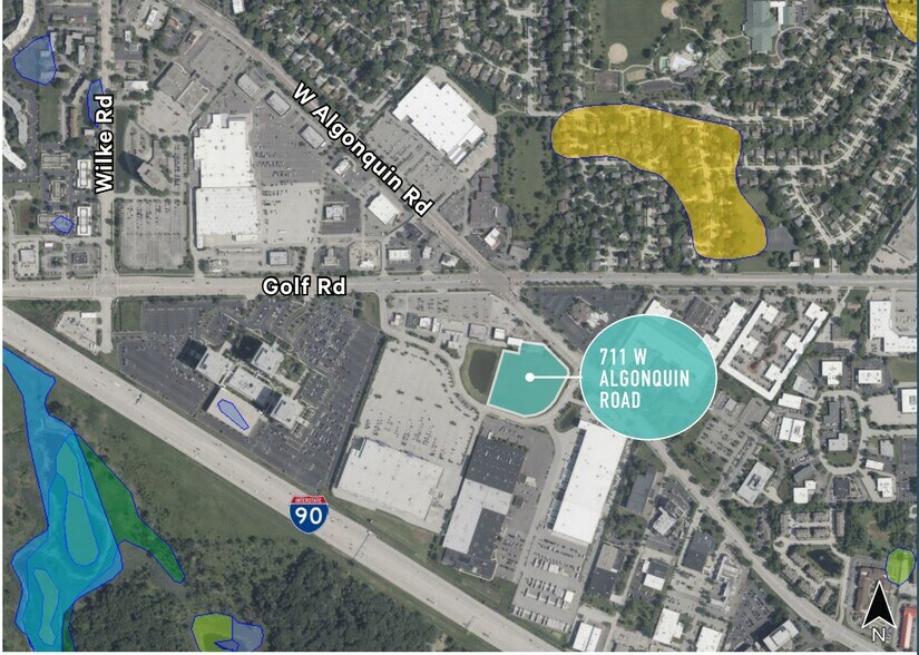 Primary Photo Of W Algonquin Rd, Arlington Heights Land For Sale