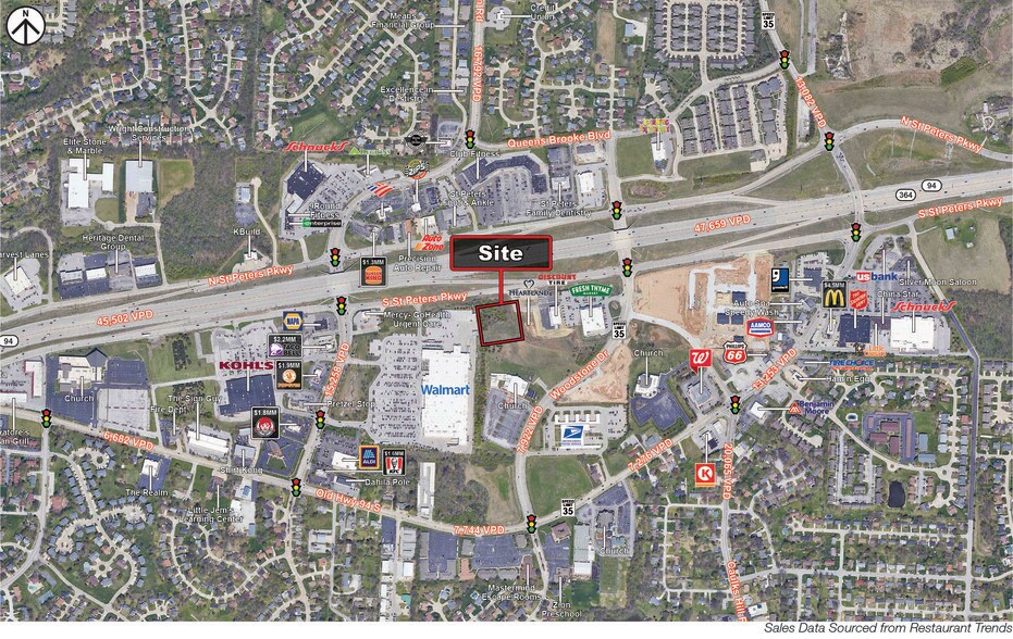 More Photos Of 3646 S Saint Peters Pky, Saint Peters General Retail For Lease