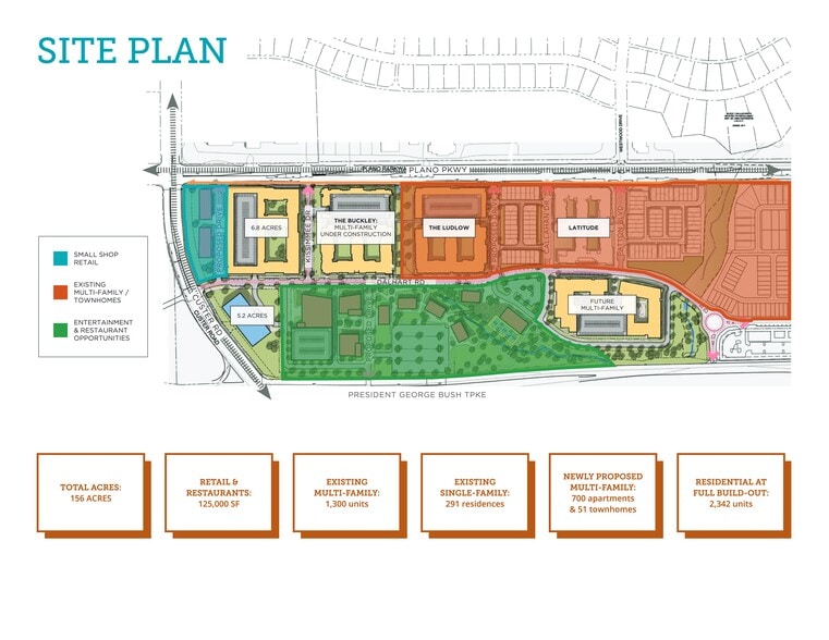 More Photos Of NEC President George Bush Turnpike & Custer Rd, Plano Land For Lease