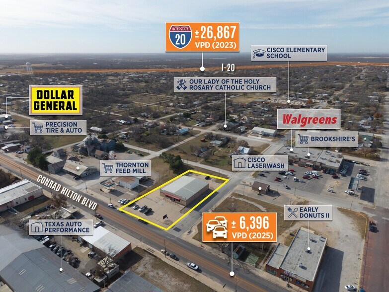 More Photos Of 1106 Conrad Hilton Blvd, Cisco Freestanding For Sale