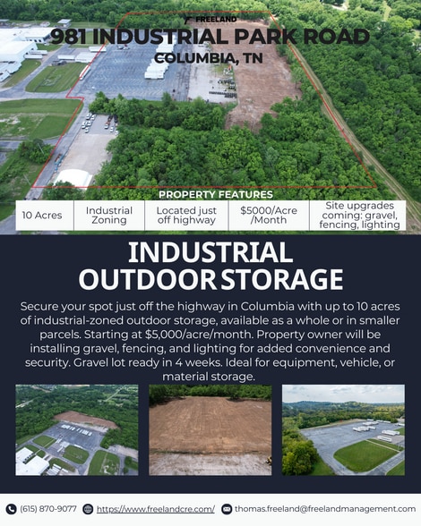 More Photos Of 981 Industrial Park Rd, Columbia Manufacturing For Lease