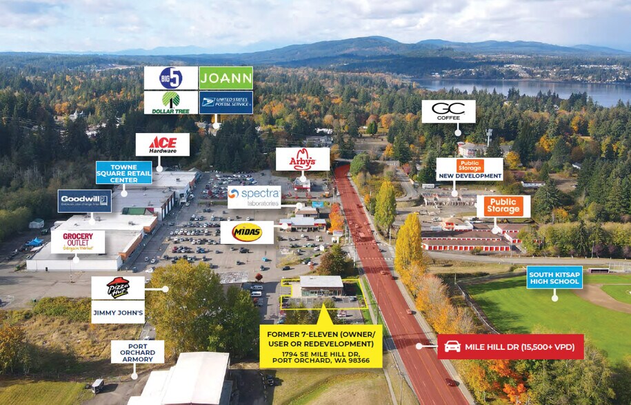 Primary Photo Of 1794 SE Mile Hill Dr, Port Orchard Convenience Store For Sale