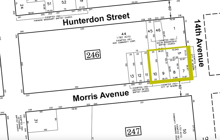 More Photos Of 303 Morris Ave, Newark Land For Sale