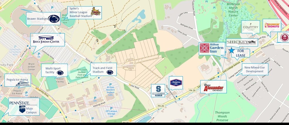 More Photos Of 1247 E College Ave, State College Land For Lease