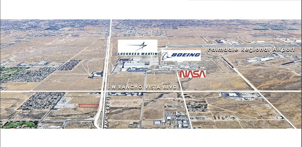 Primary Photo Of VAC/Sierra HWY/VIC Avenue M4, Palmdale Land For Sale