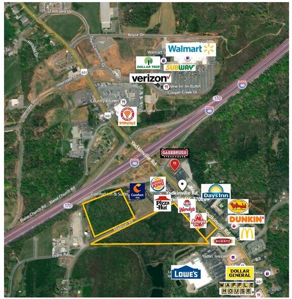 Primary Photo Of Madison Rd @ US Hwy 601 N, Mocksville Land For Sale