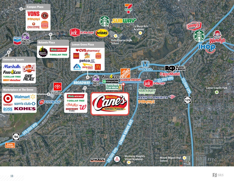 More Photos Of 7593 Broadway, Lemon Grove Fast Food For Sale