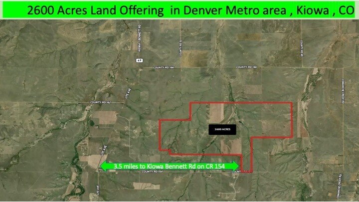 More Photos Of CR 154, Kiowa Land For Sale