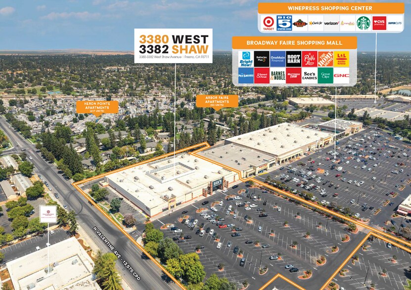 More Photos Of 3380-3382 W Shaw Ave, Fresno Freestanding For Sale
