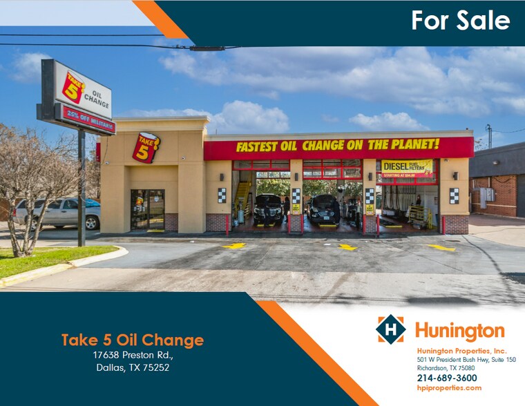 Primary Photo Of 17638 Preston Rd, Dallas Auto Repair For Sale