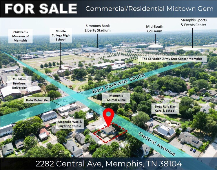 More Photos Of 2282 Central Ave, Memphis Loft Creative Space For Sale