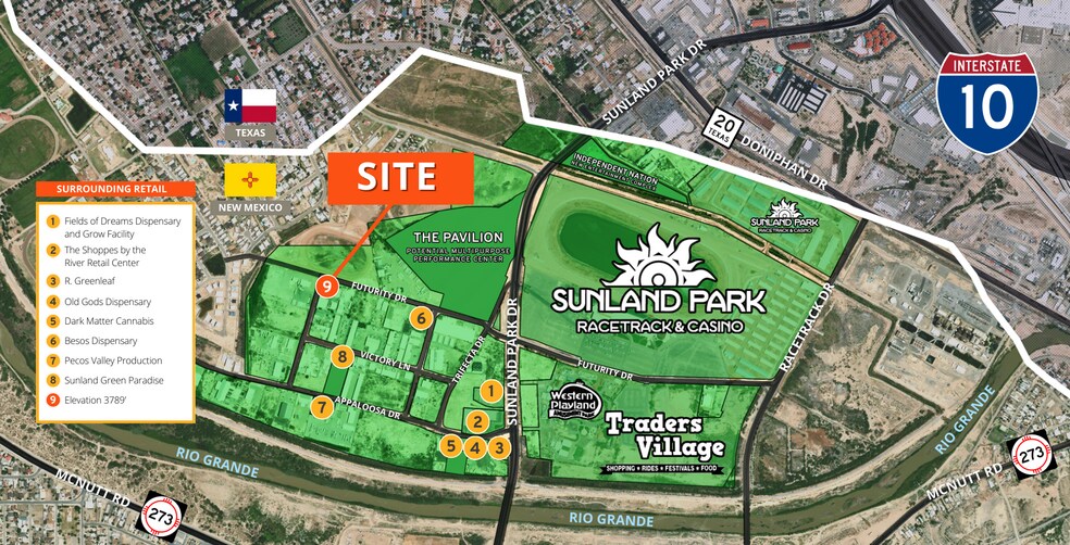 More Photos Of 1999 Futurity Dr, Sunland Park Light Distribution For Sale